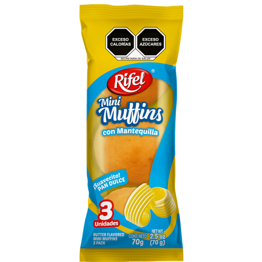 Rifel Mini Muffins Butter Bites 3 units pack